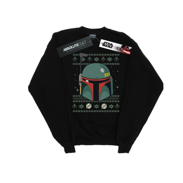 Li-cense Star wars dames boba fett kerst sweatshirt UTBI38081_black large