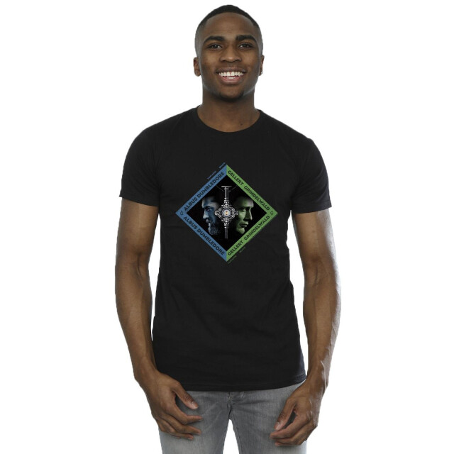 Li-cense Fantastic beasts: the secrets of dumbledore heren perkamentus vs grindelwald diamond t-shirt UTBI49415_black large