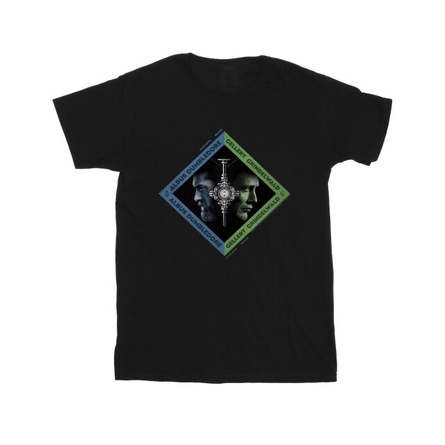 Li-cense Fantastic beasts: the secrets of dumbledore heren perkamentus vs grindelwald diamond t-shirt UTBI49415_black large