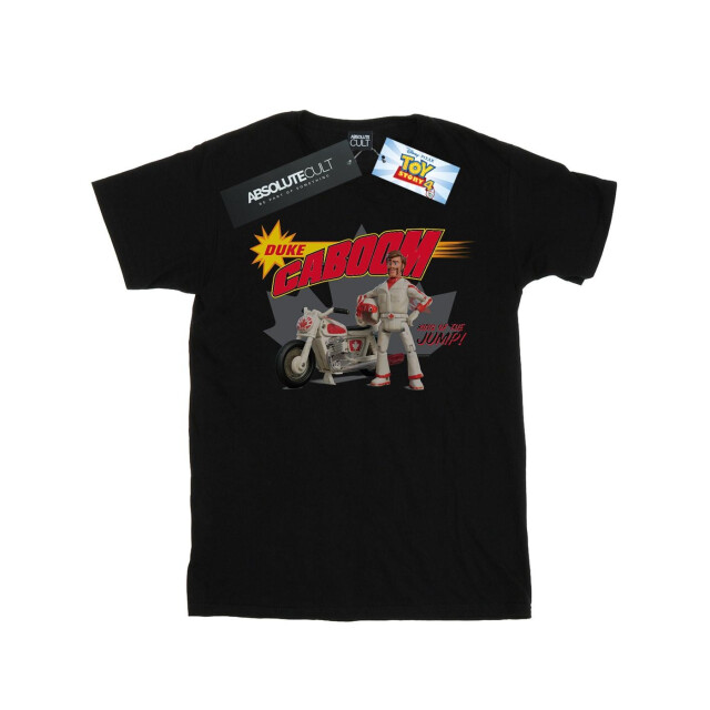 Li-cense Disney dames toy story 4 duke caboom king of the jump katoenen vriendje t-shirt UTBI46983_black large