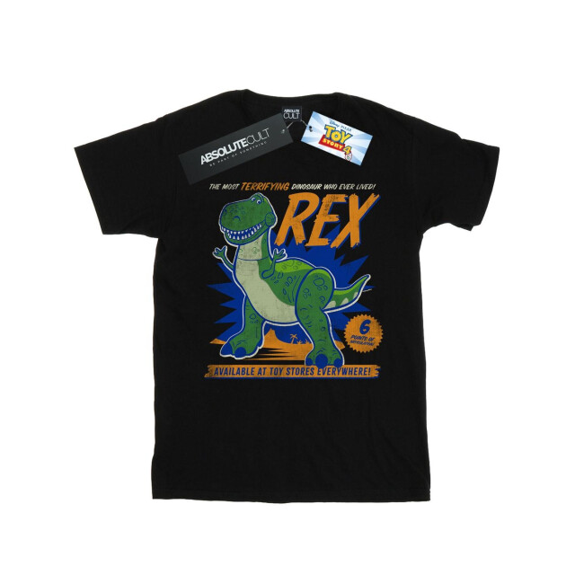 Li-cense Disney meisjes toy story 4 rex angstaanjagend dinosaurus t-shirt katoen UTBI41719_black large