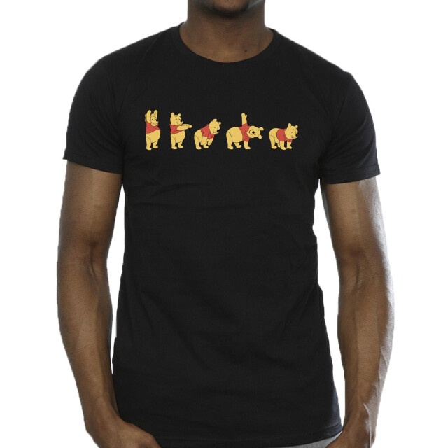 Li-cense Disney heren winnie de poeh strek t-shirt UTBI49034_black large
