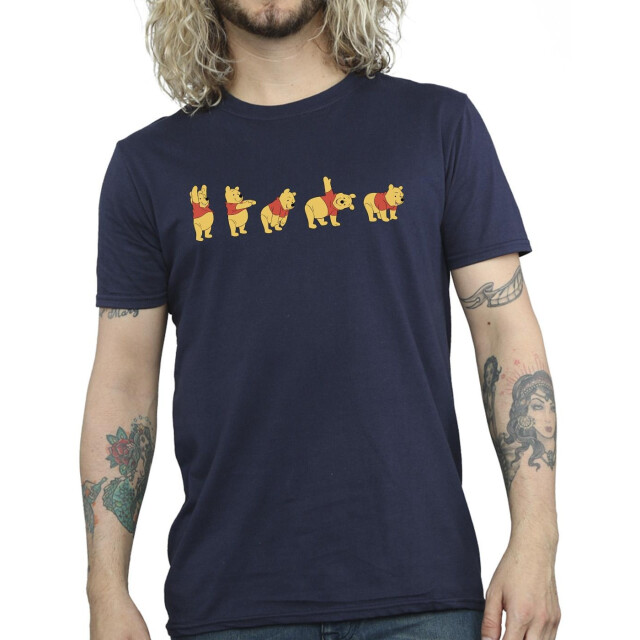 Li-cense Disney heren winnie de poeh strek t-shirt UTBI49034_navyblue large