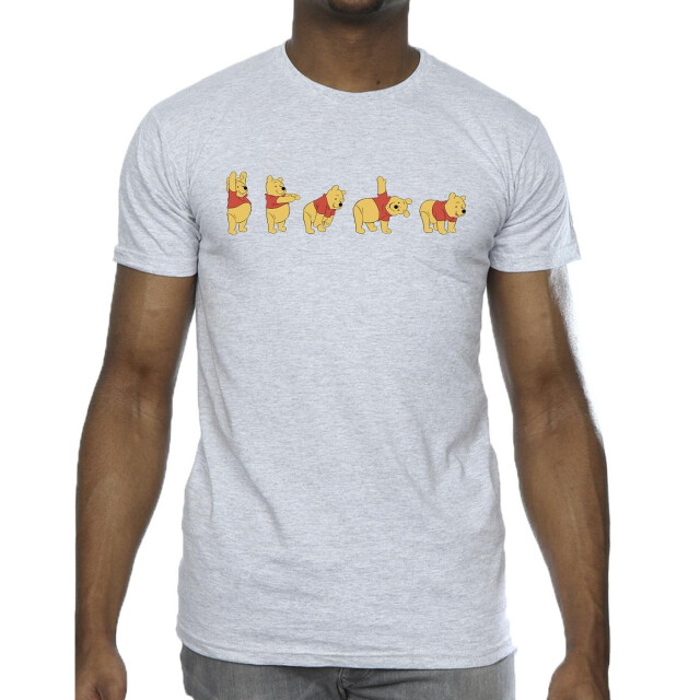 Li-cense Disney heren winnie de poeh strek t-shirt UTBI49034_sportsgrey large