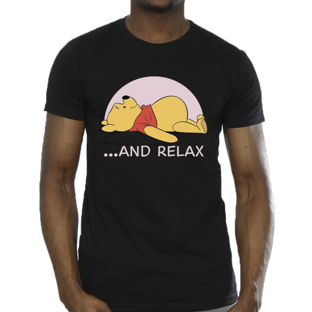 Li-cense Disney heren winnie the pooh relax t-shirt UTBI49031_black large