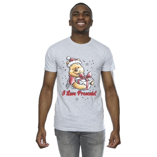 Li-cense Disney heren winnie the pooh love presents t-shirt UTBI49025_sportsgrey large