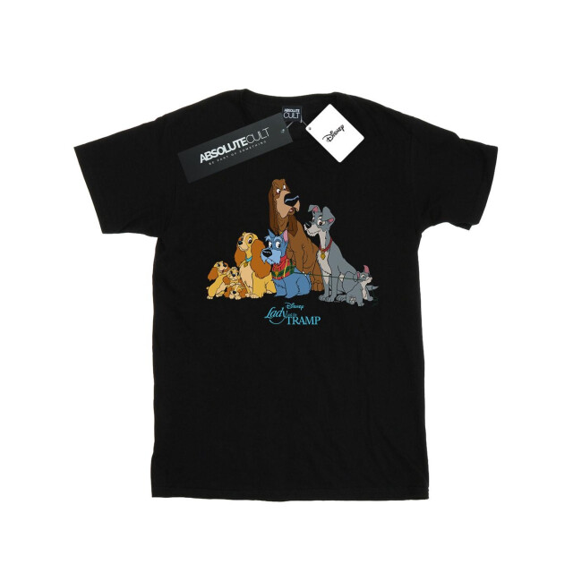 Li-cense Disney heren lady and the tramp klassiek groep t-shirt UTBI49368_black large