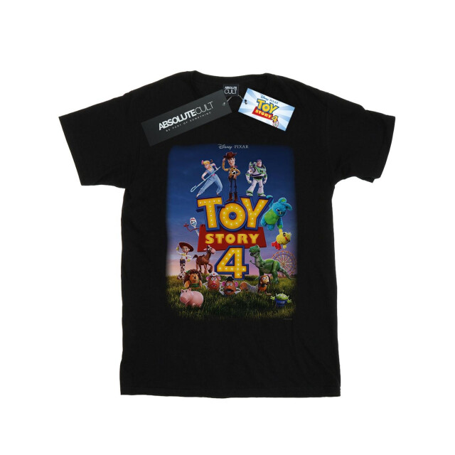 Li-cense Disney dames toy story 4 poster art katoenen vriendje t-shirt UTBI46970_black large
