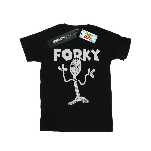 Li-cense Disney dames toy story 4 forky katoenen vriendje t-shirt UTBI46972_black large