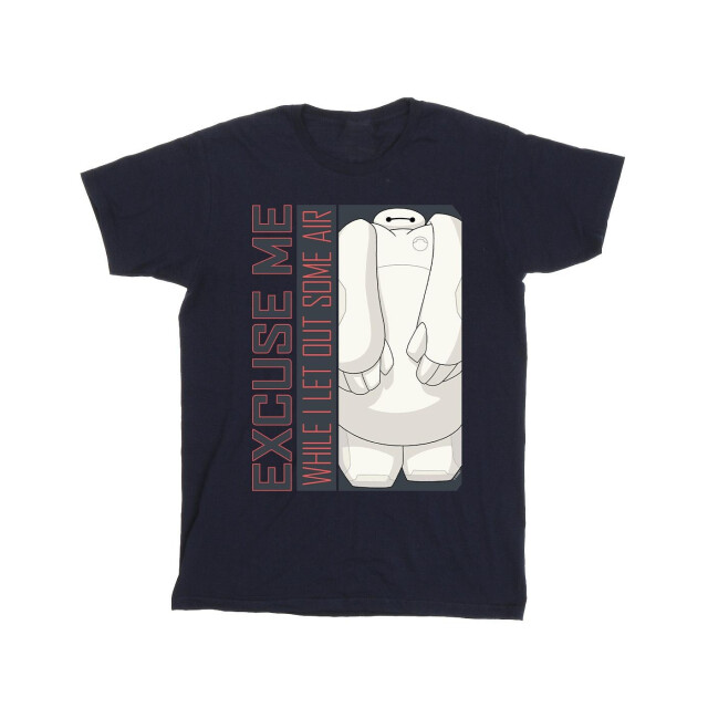 Li-cense Disney heren big hero 6 baymax excuse me lucht t-shirt UTBI49355_navyblue large
