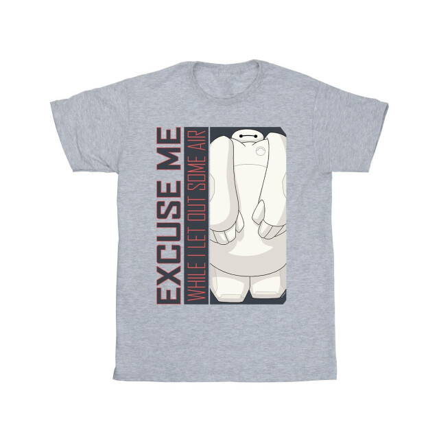 Li-cense Disney heren big hero 6 baymax excuse me lucht t-shirt UTBI49355_sportsgrey large