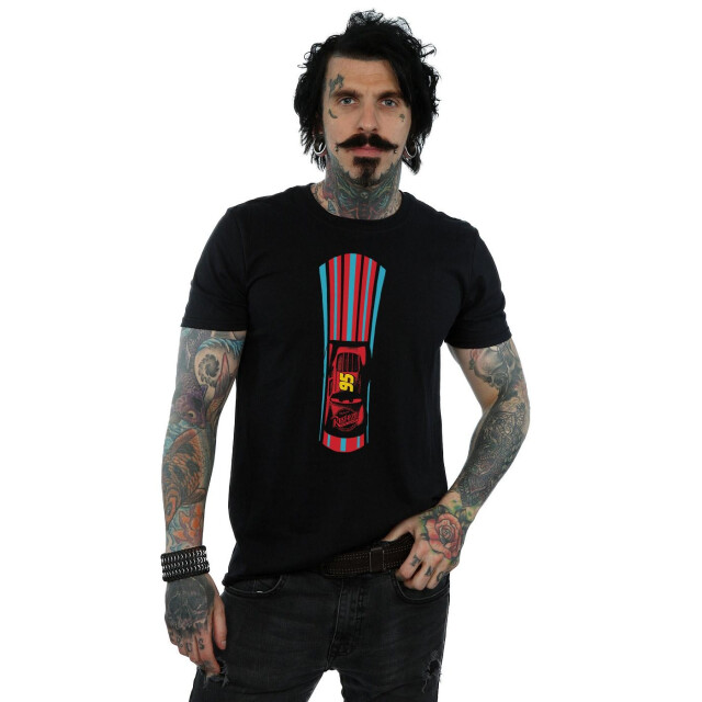 Li-cense Disney heren cars bliksem mcqueen strepen t-shirt UTBI49358_black large