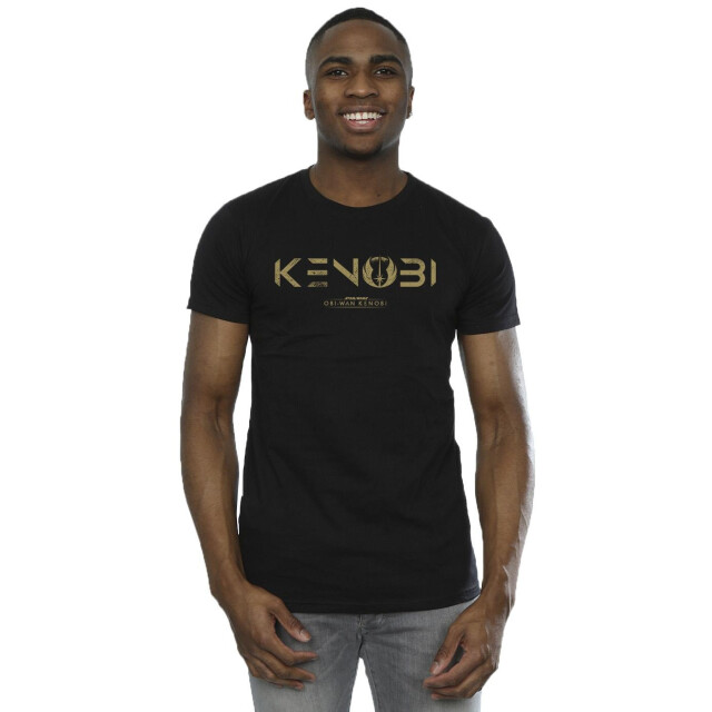 Li-cense Star wars heren obi-wan kenobi logo t-shirt UTBI49342_black large