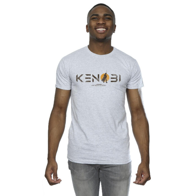 Li-cense Star wars: obi-wan kenobi heren kenobi stance t-shirt UTBI49341_sportsgrey large