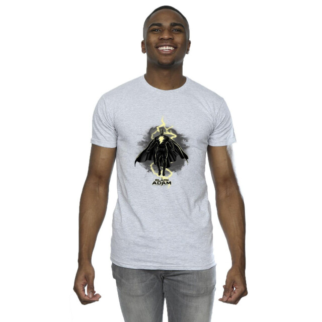 Li-cense Dc comics heren zwart adam zwevend bout t-shirt UTBI49326_sportsgrey large