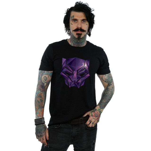 Li-cense Marvel heren avengers infinity war black panther geometrisch t-shirt UTBI49316_black large