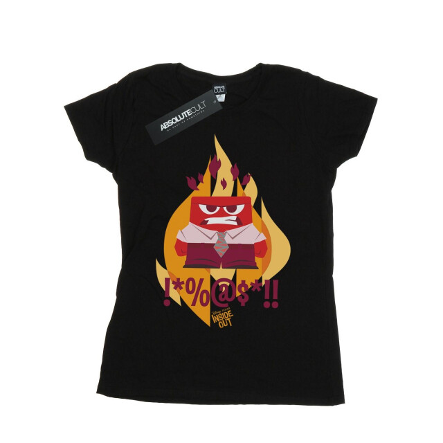 Li-cense Disney dames inside out fired up katoenen t-shirt UTBI36419_black large
