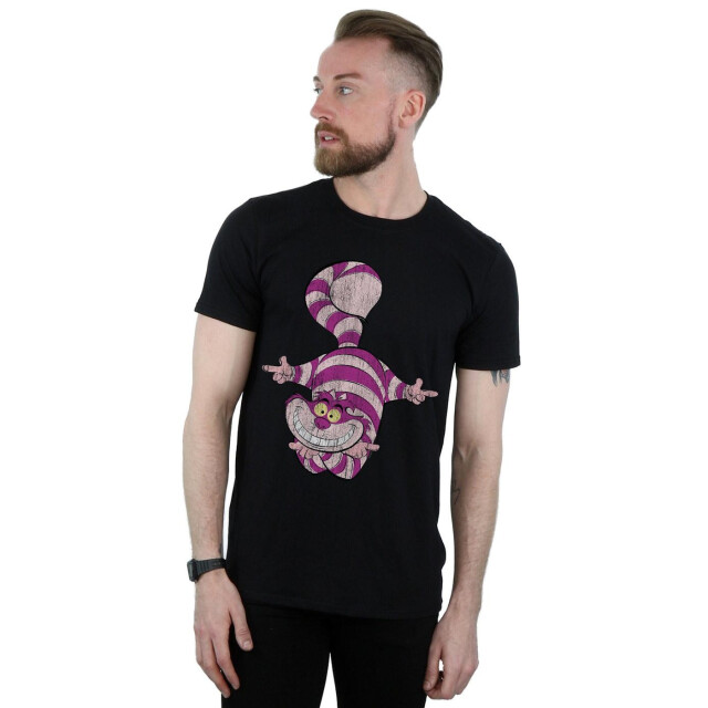 Li-cense Disney heren alice in wonderland cheshire cat upside down t-shirt UTBI49278_black large