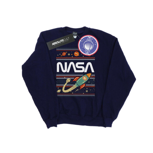 Li-cense Nasa dames fair isle sweatshirt UTBI42623_navyblue large