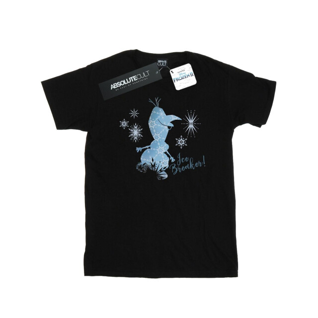 Li-cense Disney meisjes frozen 2 olaf ice breaker katoenen t-shirt UTBI19219_black large