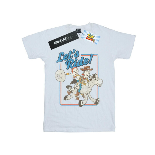 Li-cense Disney dames toy story 4 let´s ride katoenen vriendje t-shirt UTBI46973_white large
