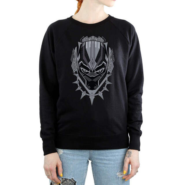 Li-cense Marvel dames sweatshirt panterhoofd UTBI9972_black large