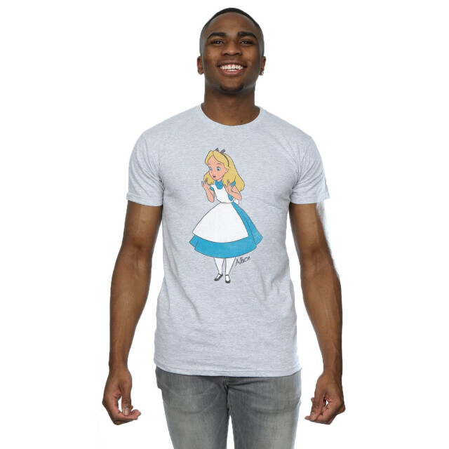 Li-cense Disney heren alice in wonderland verrast alice t-shirt UTBI9986_sportsgrey large