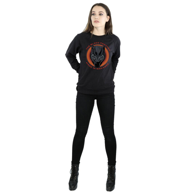 Li-cense Marvel dames black panther made in wakanda rood sweatshirt UTBI9939_black large