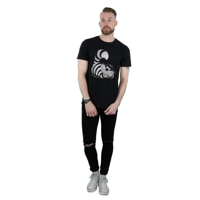 Li-cense Disney heren alice in wonderland mono cheshire cat t-shirt UTBI9953_black large