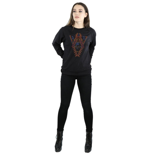 Li-cense Marvel dames sweatshirt panter stamhoofden UTBI9906_black large