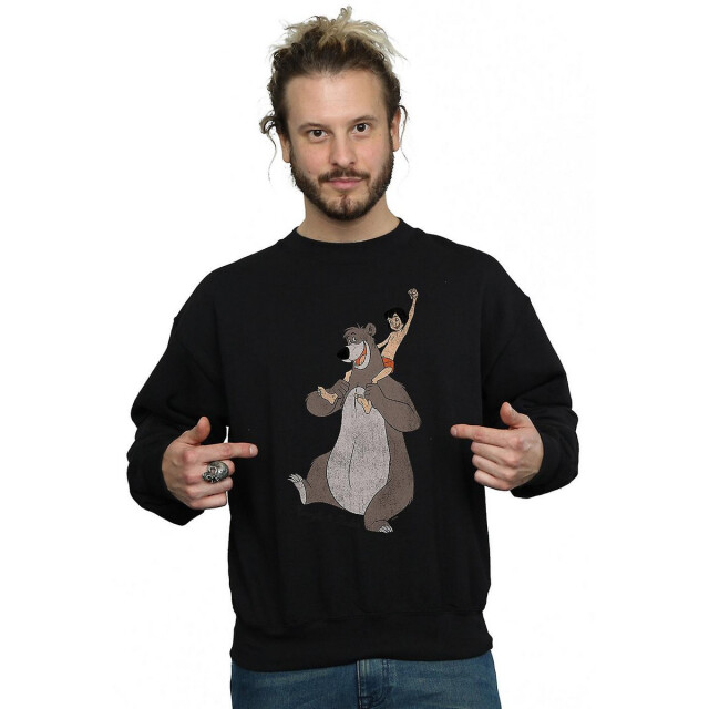 Li-cense Jungle book heren klassiek mowgli en baloo katoenen sweatshirt UTBI992_black large