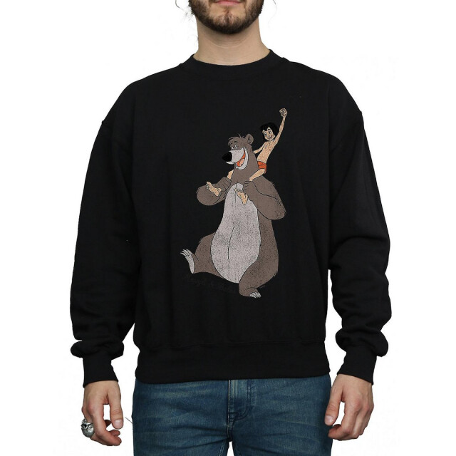 Li-cense Jungle book heren klassiek mowgli en baloo katoenen sweatshirt UTBI992_black large