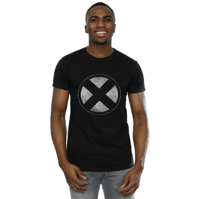 Li-cense X-men heren distressed emblem katoenen t-shirt UTBI988_black large