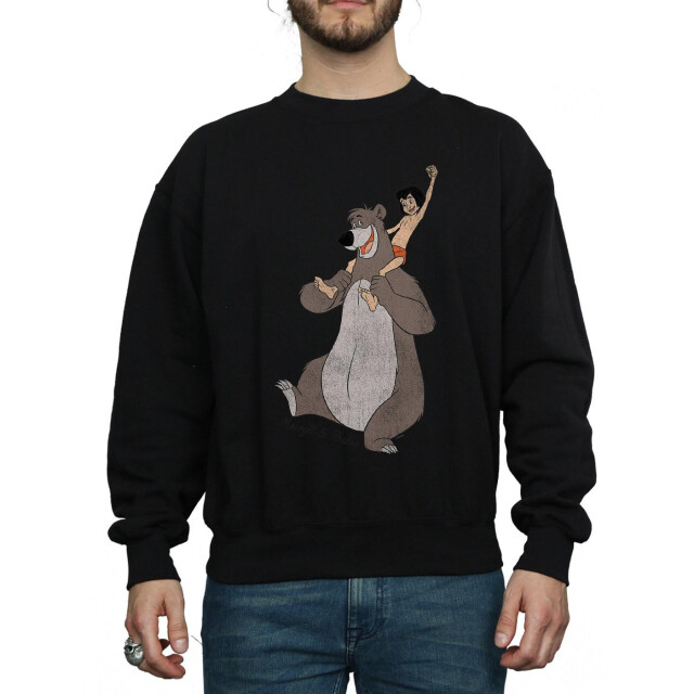 Li-cense Jungle book heren klassiek mowgli en baloo katoenen sweatshirt UTBI992_black large