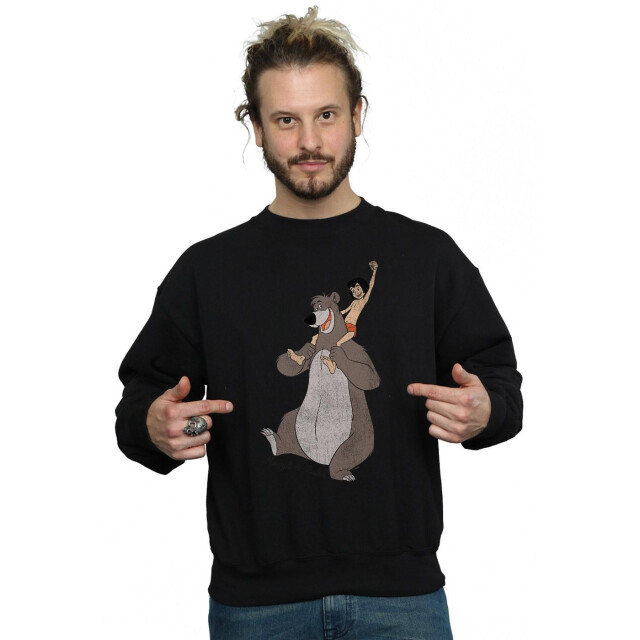 Li-cense Jungle book heren klassiek mowgli en baloo katoenen sweatshirt UTBI992_black large