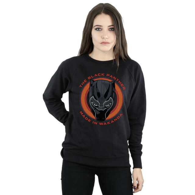 Li-cense Marvel dames black panther made in wakanda rood sweatshirt UTBI9939_black large