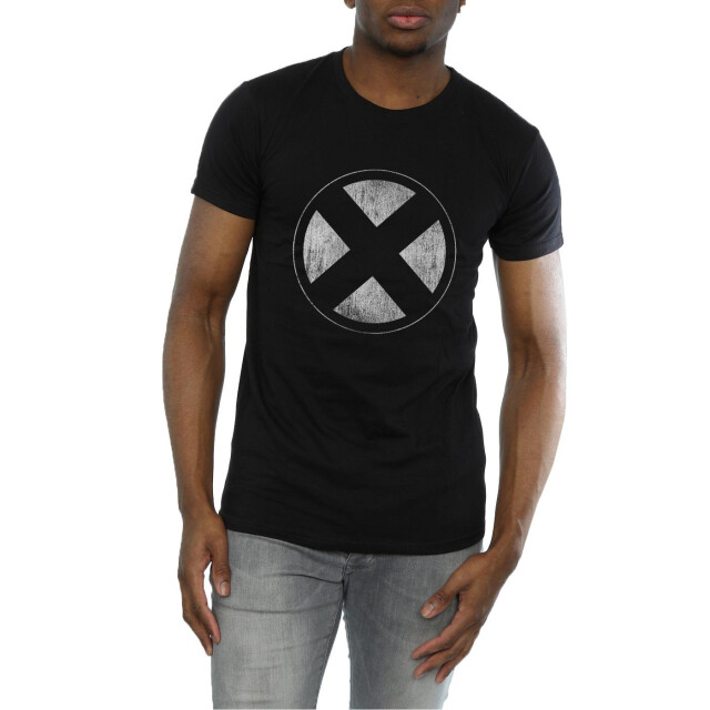 Li-cense X-men heren distressed emblem katoenen t-shirt UTBI988_black large