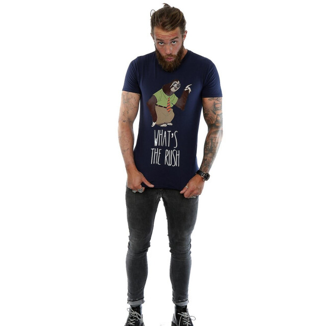 Li-cense Zootropolis heren what´s the rush katoenen t-shirt UTBI987_navyblue large