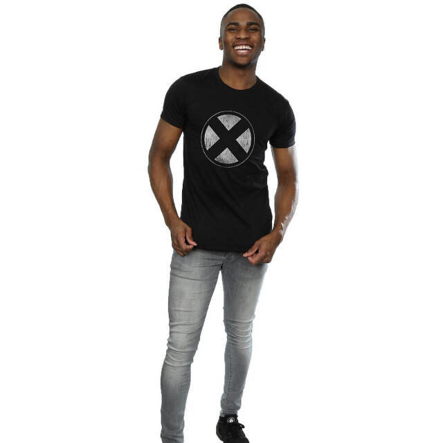 Li-cense X-men heren distressed emblem katoenen t-shirt UTBI988_black large