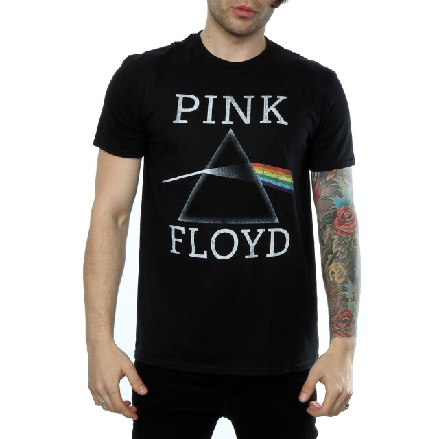 Li-cense Pink floyd heren dark side of the moon prism katoenen t-shirt UTBI979_black large