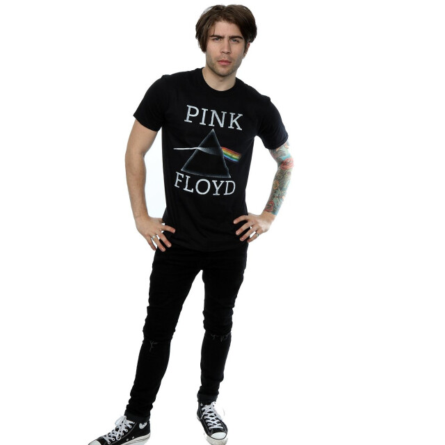 Li-cense Pink floyd heren dark side of the moon prism katoenen t-shirt UTBI979_black large