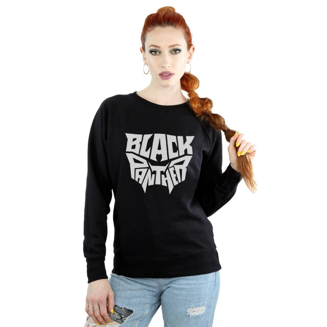 Li-cense Marvel dames sweatshirt met embleem van panter UTBI9807_black large