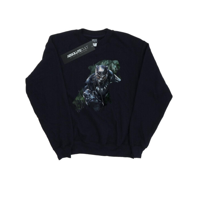 Li-cense Marvel dames sweatshirt panter wild silhouet UTBI9839_black large