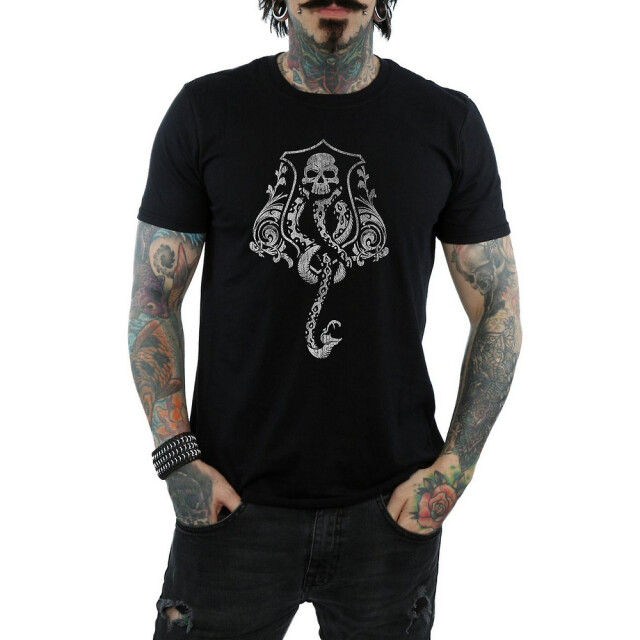 Li-cense Harry potter heren donker merk katoen logo t-shirt UTBI978_black large
