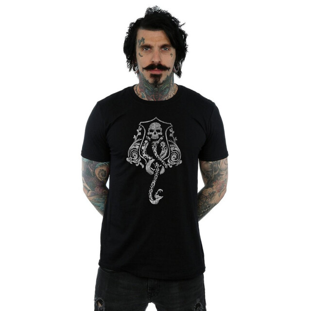 Li-cense Harry potter heren donker merk katoen logo t-shirt UTBI978_black large
