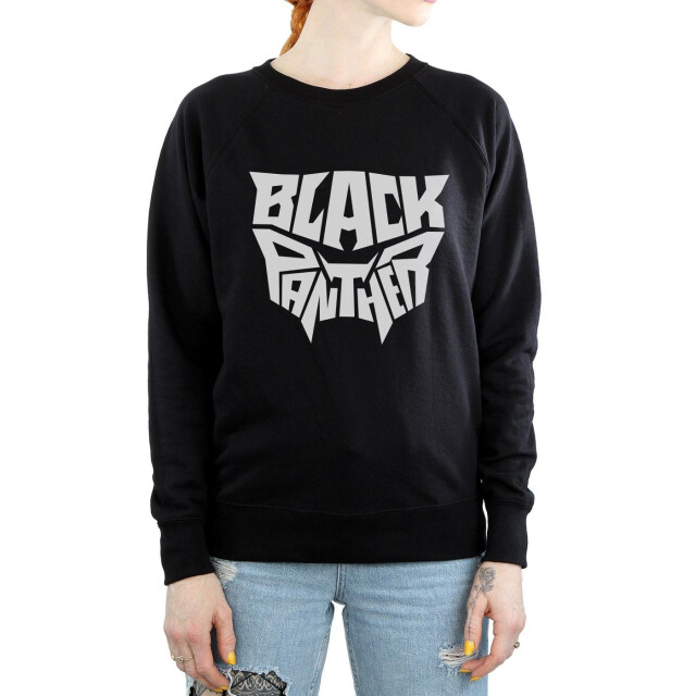 Li-cense Marvel dames sweatshirt met embleem van panter UTBI9807_black large