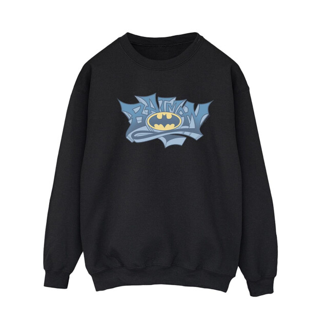 Li-cense Dc comics dames batman graffiti logo sweatshirt UTBI9709_black large