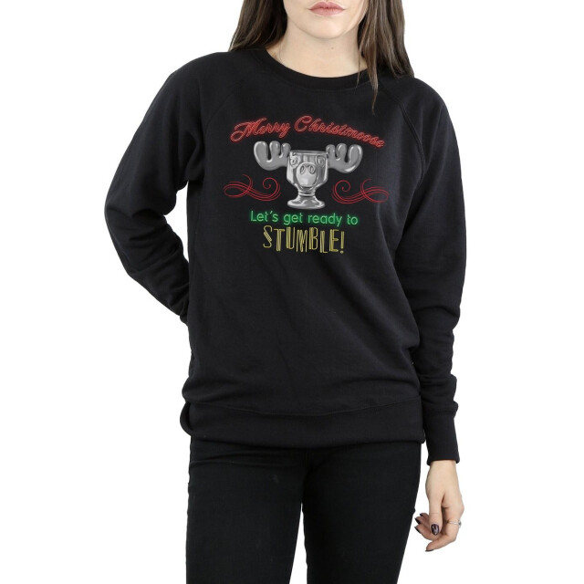 Li-cense National lampoon´s christmas vacation dames sweatshirt met elandshoofd UTBI9690_black large