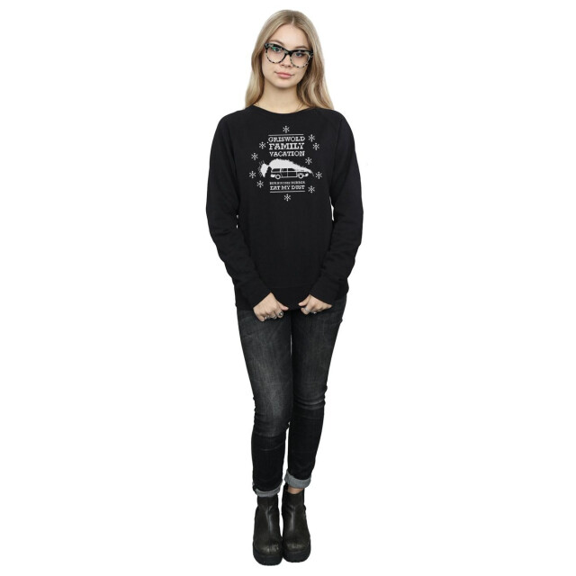 Li-cense National lampoon´s christmas vacation dames eat my dust sweatshirt UTBI9691_black large