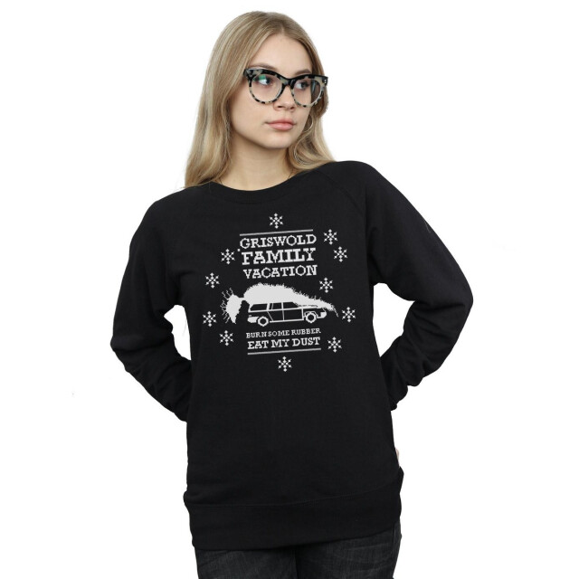 Li-cense National lampoon´s christmas vacation dames eat my dust sweatshirt UTBI9691_black large